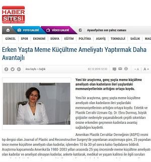 Haber Gazetesi Ebru Durmuş Haberi