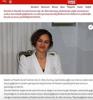 Habertürk News on Ebru Durmuş